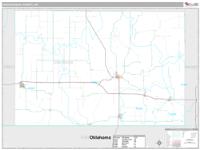 Chautauqua County, KS Wall Map Zip Code