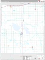 Coffey County, KS Wall Map Zip Code