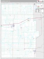 Dickinson County, KS Wall Map Zip Code