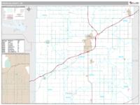 Franklin County, KS Wall Map Zip Code