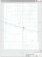 Hamilton County, KS Wall Map Zip Code