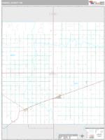 Haskell County, KS Wall Map Zip Code