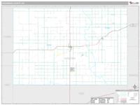 Hodgeman County, KS Wall Map Zip Code