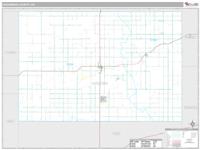 Hodgeman County, KS Wall Map Zip Code