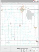 Labette County, KS Wall Map Zip Code