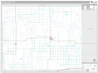 Lincoln County, KS Wall Map Zip Code
