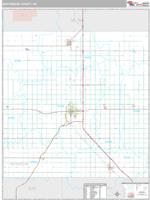 McPherson County, KS Wall Map Zip Code