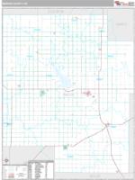 Marion County, KS Wall Map Zip Code