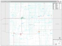 Marshall County, KS Wall Map Zip Code