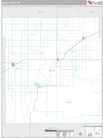 Meade County, KS Wall Map Zip Code