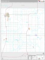 Neosho County, KS Wall Map Zip Code