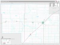 Pawnee County, KS Wall Map Zip Code