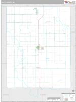 Scott County, KS Wall Map Zip Code