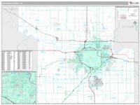 Shawnee County, KS Wall Map Zip Code