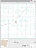 Stevens County, KS Wall Map Zip Code