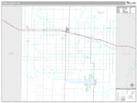 Trego County, KS Wall Map Zip Code