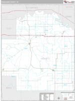 Wabaunsee County, KS Wall Map Zip Code