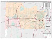 Wyandotte County, KS Wall Map Zip Code