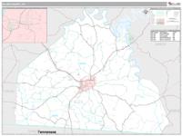 Allen County, KY Wall Map Zip Code