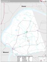 Ballard County, KY Wall Map Zip Code