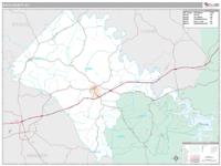 Bath County, KY Wall Map Zip Code