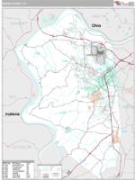 Boone County, KY Wall Map Zip Code