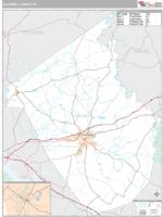 Caldwell County, KY Wall Map Zip Code