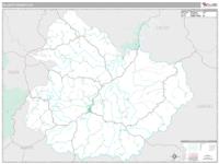 Elliott County, KY Wall Map Zip Code