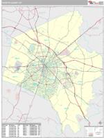 Fayette County, KY Wall Map Zip Code