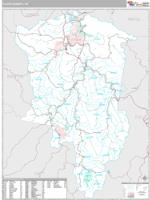 Floyd County, KY Wall Map Zip Code