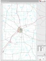 Graves County, KY Wall Map Zip Code
