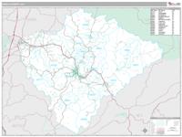 Knox County, KY Wall Map Zip Code