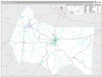 Marion County, KY Wall Map Zip Code