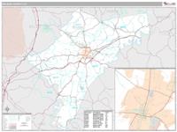 Nelson County, KY Wall Map Zip Code