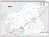 Oldham County, KY Wall Map Zip Code