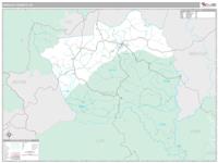Owsley County, KY Wall Map Zip Code