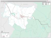 Powell County, KY Wall Map Zip Code