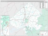 Pulaski County, KY Wall Map Zip Code