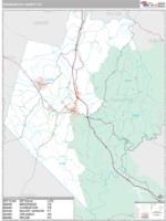 Rockcastle County, KY Wall Map Zip Code