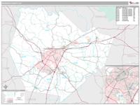 Warren County, KY Wall Map Zip Code