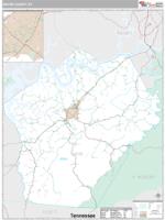 Wayne County, KY Wall Map Zip Code