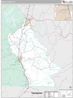 Whitley County, KY Wall Map Zip Code