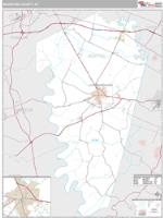 Woodford County, KY Wall Map Zip Code