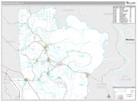 Avoyelles County, LA Wall Map Zip Code