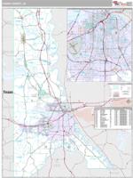 Caddo County, LA Wall Map Zip Code