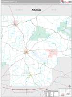 Claiborne County, LA Wall Map Zip Code