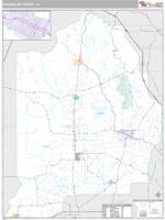 Evangeline County, LA Wall Map Zip Code