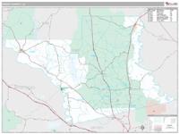 Grant County, LA Wall Map Zip Code