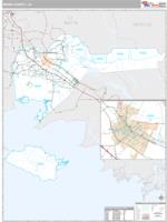 Iberia County, LA Wall Map Zip Code
