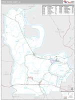 Pointe Coupee County, LA Wall Map